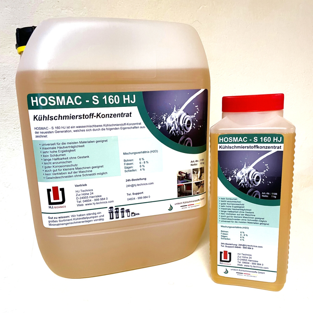 Bohrmilch Konzentrat HOSMAC – S 160 HJ
